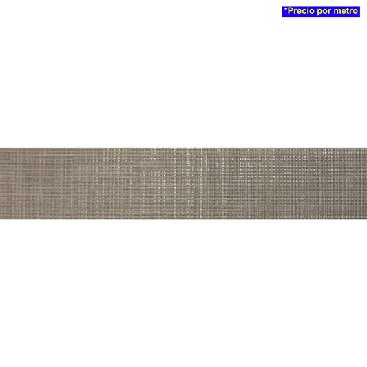 CANTO DE PVC 22 X 1 MM. LINO HABANA TEXTIL