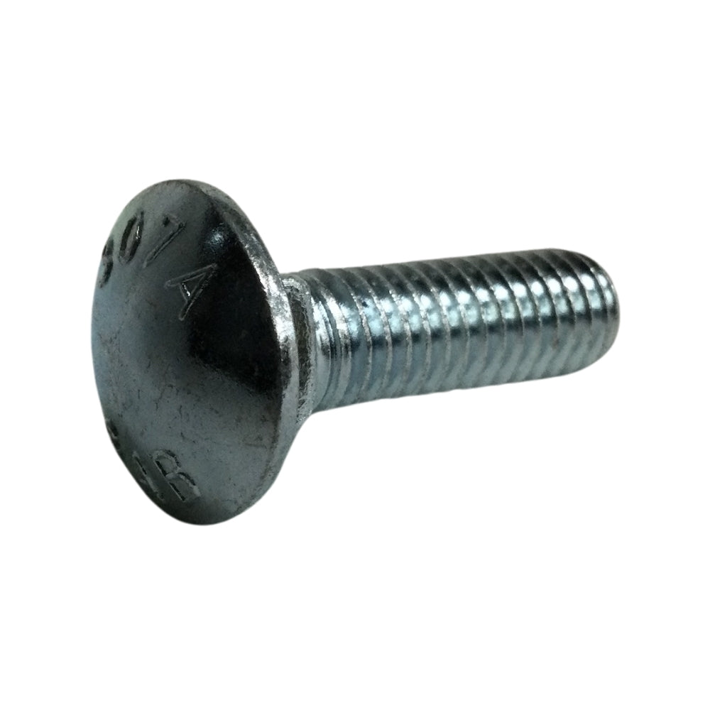 PERNO DE CARRUAJE ZINCADO ACERO GRADO 2 3/8 PULGADAS-16 x 1-1/4 PULGADAS ROSCA ESTANDAR
