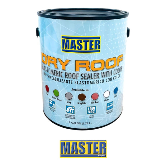 IMPERMEABILIZANTE PARA TECHO  DRY ROOF BLANCO  GALON PCR1300 MASTER