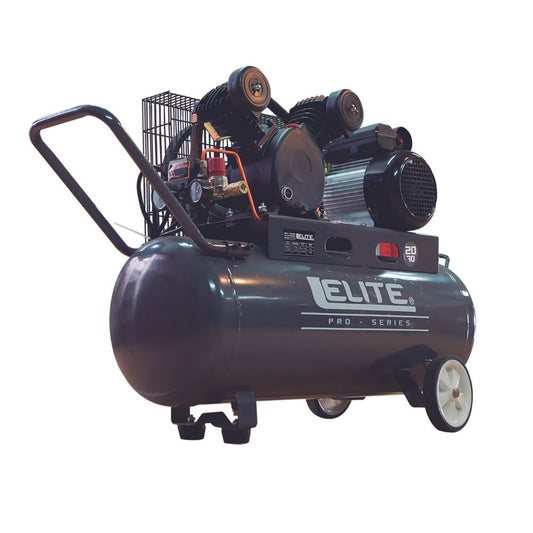 COMPRESOR DE AIRE SEMI-INDUSTRIAL HORIZONTAL-70L 2.0 HP ELITE