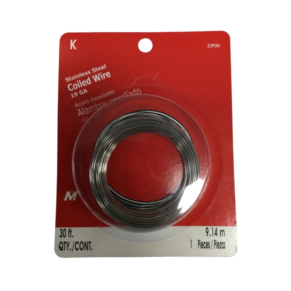 ALAMBRE DE ACERO INOXIDABLE 19GA X 30'