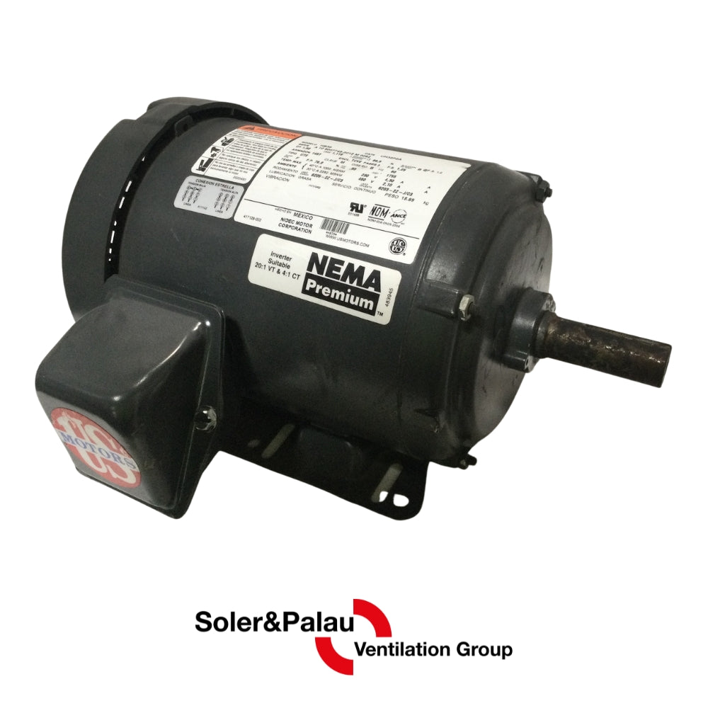 MOTOR 1.5HP TRIFASICO 1750RPM 4P