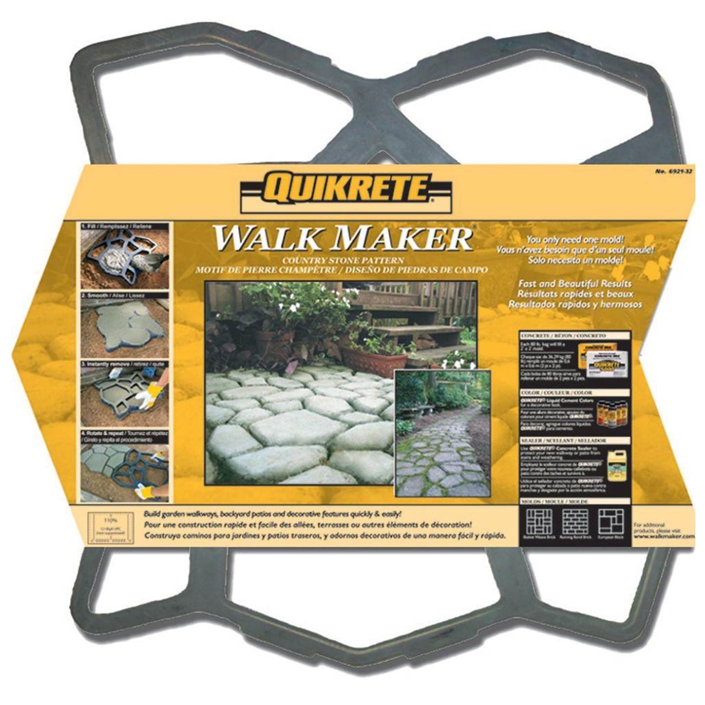 MOLDE DE BLOQUE WALKMAKER COUNTRY STONE Q018