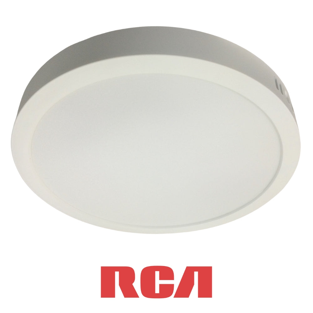 PANEL LED SUPERFICIAL REDONDA 24W lUZ BLANCA 6500k 85-277V RCA (RLCRLD24W)