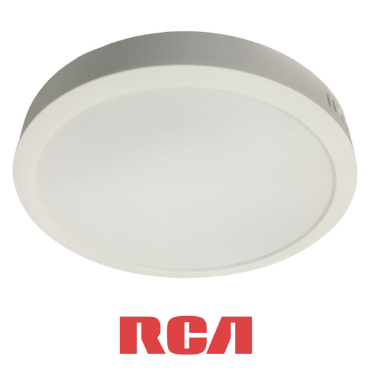PANEL LED SUPERFICIAL REDONDA 24W lUZ BLANCA 6500k 85-277V RCA (RLCRLD24W)