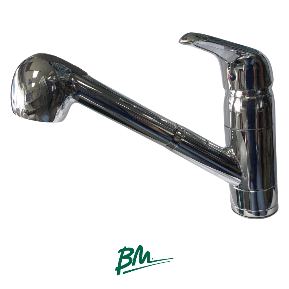 LAVE DE FREGADERO MONOMANDO MANGUERA EXTRAIBLE ACABADO CROMO BM825-0201
