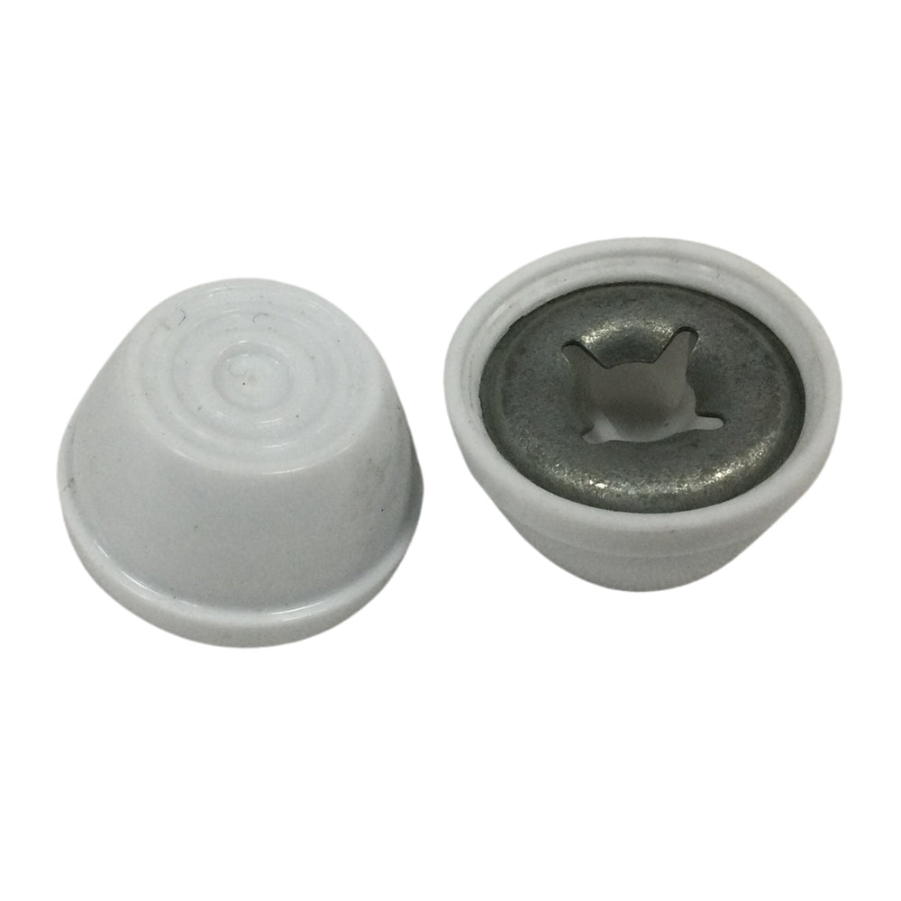 TUERCA PLASTICA A PRESION BLANCA 1/4 PULGADAS
