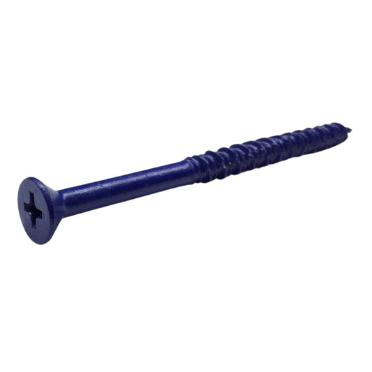 TORNILLO AZUL-RUSPERT PARA CONCRETO CAB PLANA PHILLIPS 3/16 PULGADAS x 2-3/4 PULGADAS