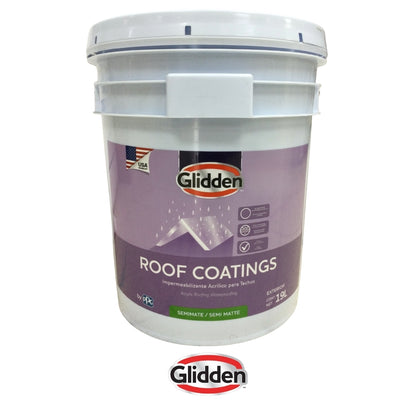 PINTURA IMPERMEABILIZANTE ROOF COATING BLANCO 5 GALONES 19A0276702 GLIDDEN