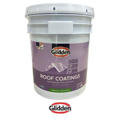 PINTURA IMPERMEABILIZANTE ROOF COATING VERDE 5 GALONES 19A0276701 GLIDDEN