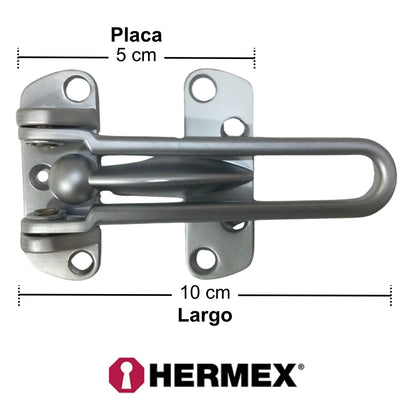 PICAPORTE ABATIBLE CROMADO HERMEX