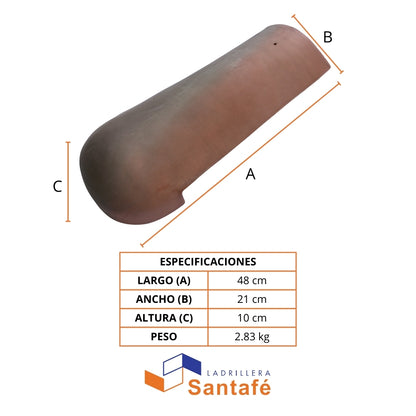 REMATE LIMATESA FUME TERRACOTA SANTAFE 00000167