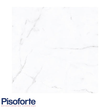 PISO CERAMICO PISOFORTE CALACATA WHITE PLUS 50X50 CM 2.33M2/CAJA 777363