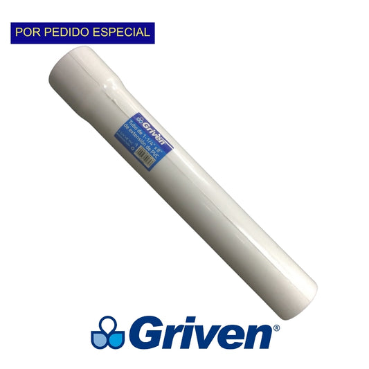 TUBO DE EXTENSION PARA LAVAMANOS 8 PULGADAS GRIVEN GV-ET8-1-1-4