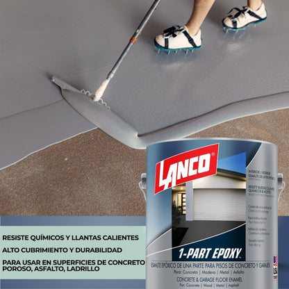 PINTURA DE PISO 1- PART EPOXI FLOOR SLIVER GL EF399-4 LANCO