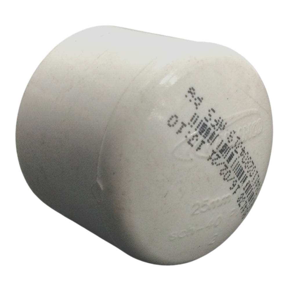 TAPON HEMBRA LISO PVC 1 PULGADAS SCH-40