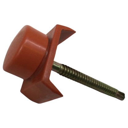 TORNILLO COLOR TERRA 6.3MM X 7.5 CM ROYAL PARA TECHO FIBERGLASS REFORZADO