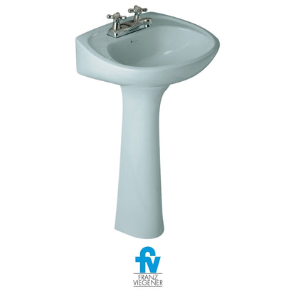 LAVAMANOS CON PEDESTAL FV GALA COLOR CELESTE E208-CE