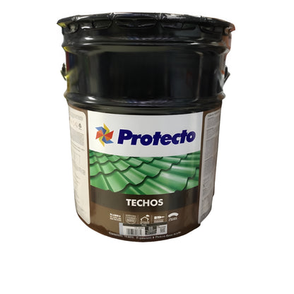 PINTURA PARA TECHO PROTECHOS ROJO 618 TANQUE 5 GL (18.925L)