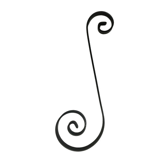 ESPIRAL DE HIERRO FORJADO  16X4X120X360mm - 74/9