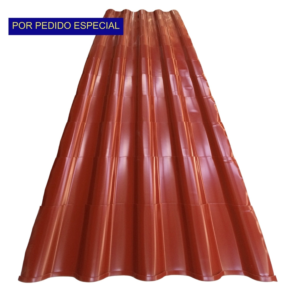 TEJA METALICA 12 GRADAS (15.062 PIES) ROJA TEJAGALA