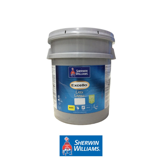 PINTURA LATEX LAVABLE MATE ULTRA BLANCO EXCELLO 5 GL A90WSA57-5 SHERWIN WILLIAMS