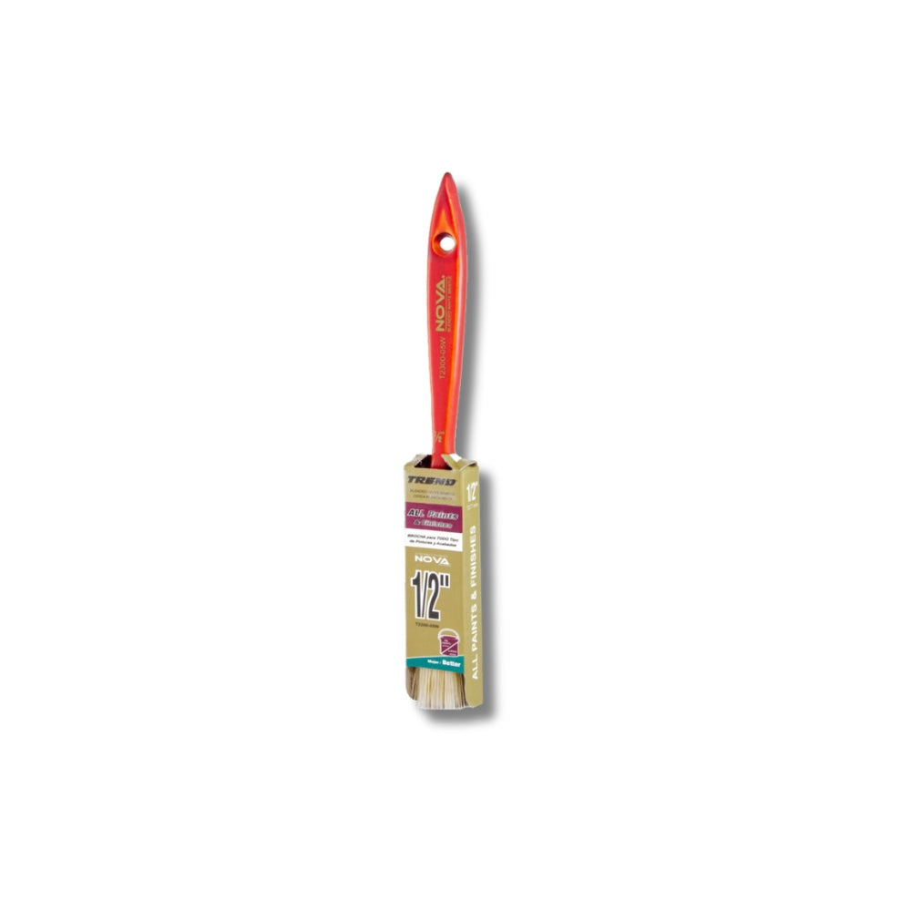 BROCHA NOVA TREND T2 ALL PAINTS CERDA BLANCA 1/2 PULGADAS T2300-05W