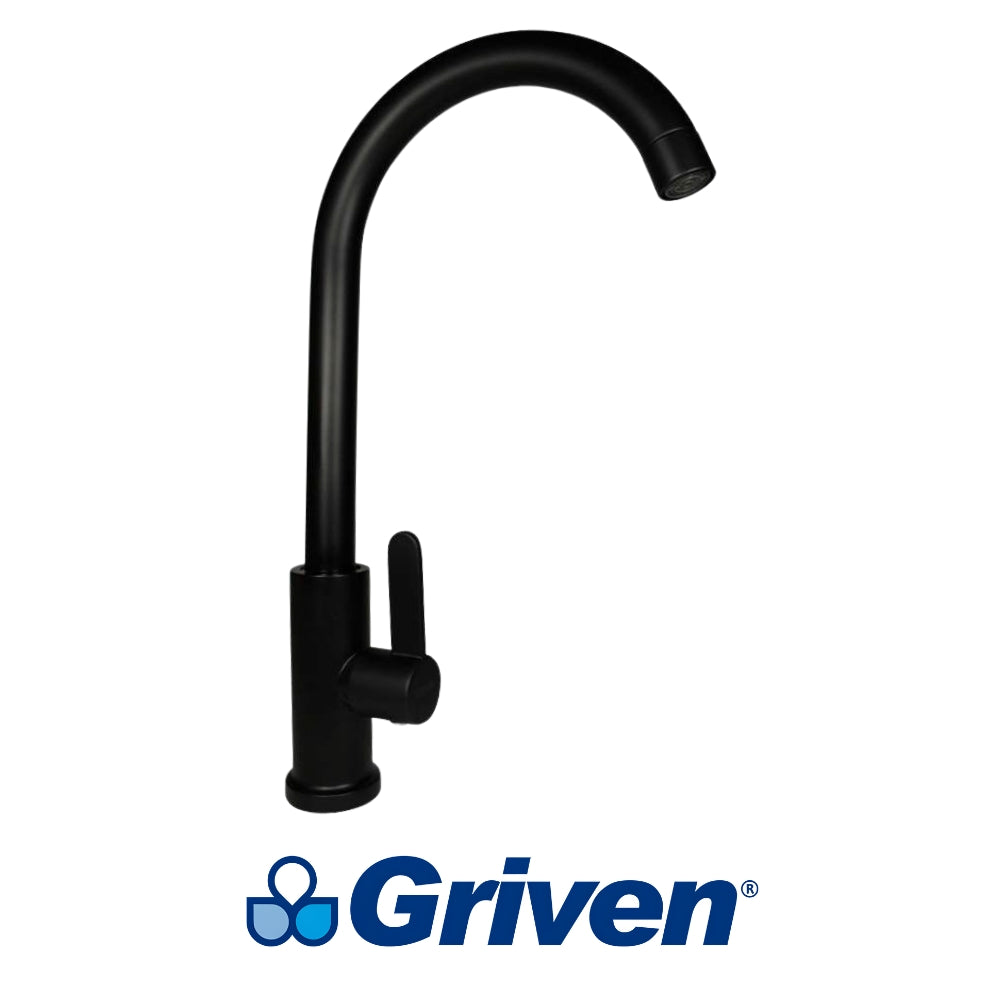 LLAVE MONOMANDO DE FREGADOR NEGRO GRIVEN A367-SH900-BK