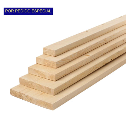 MADERA DE PINO CEPILLADA 2 PULGADAS X 12 PULGADAS X 8 PIES