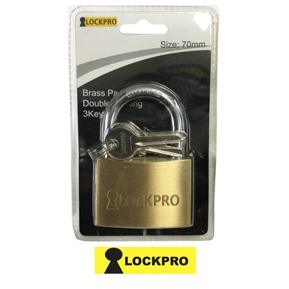 CANDADO DE 70MM BRONCE  LOCKPRO