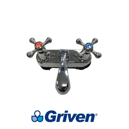 LLAVE DOBLE DE LAVAMANOS CUELLO CORTO GRIVEN A367-15061B