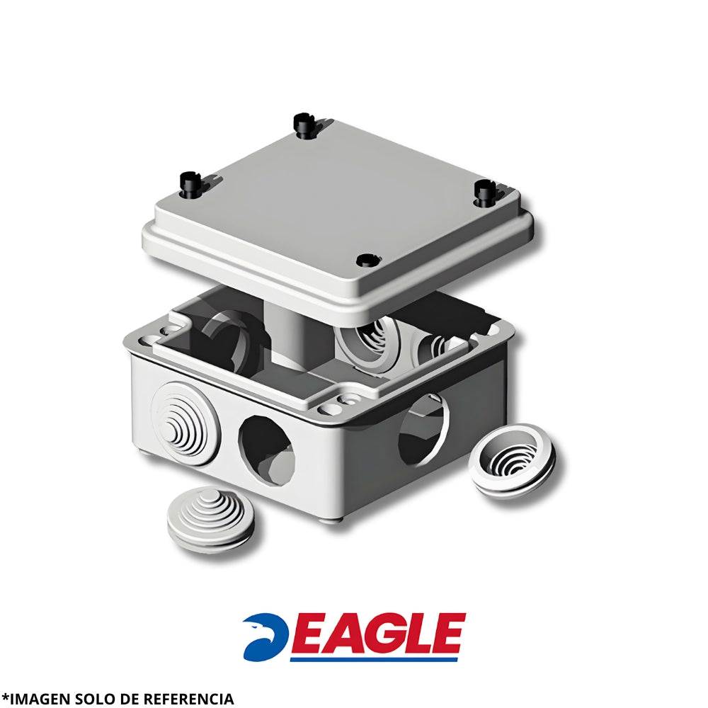 CAJA ESTANCA CONOS 100x100x55 mm IP54 PG21