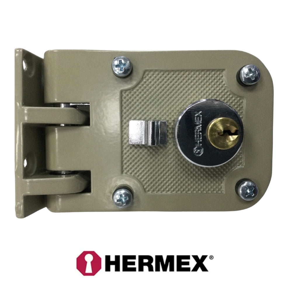 CERRADURA GARRA DE TIGRE DE SOLDAR IZQUIERDA HERMEX PARA PUERTAS CORREDIZAS