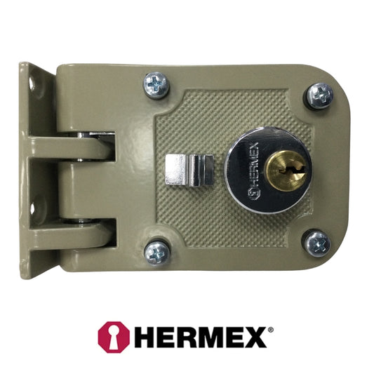 CERRADURA GARRA DE TIGRE DE SOLDAR IZQUIERDA HERMEX PARA PUERTAS CORREDIZAS