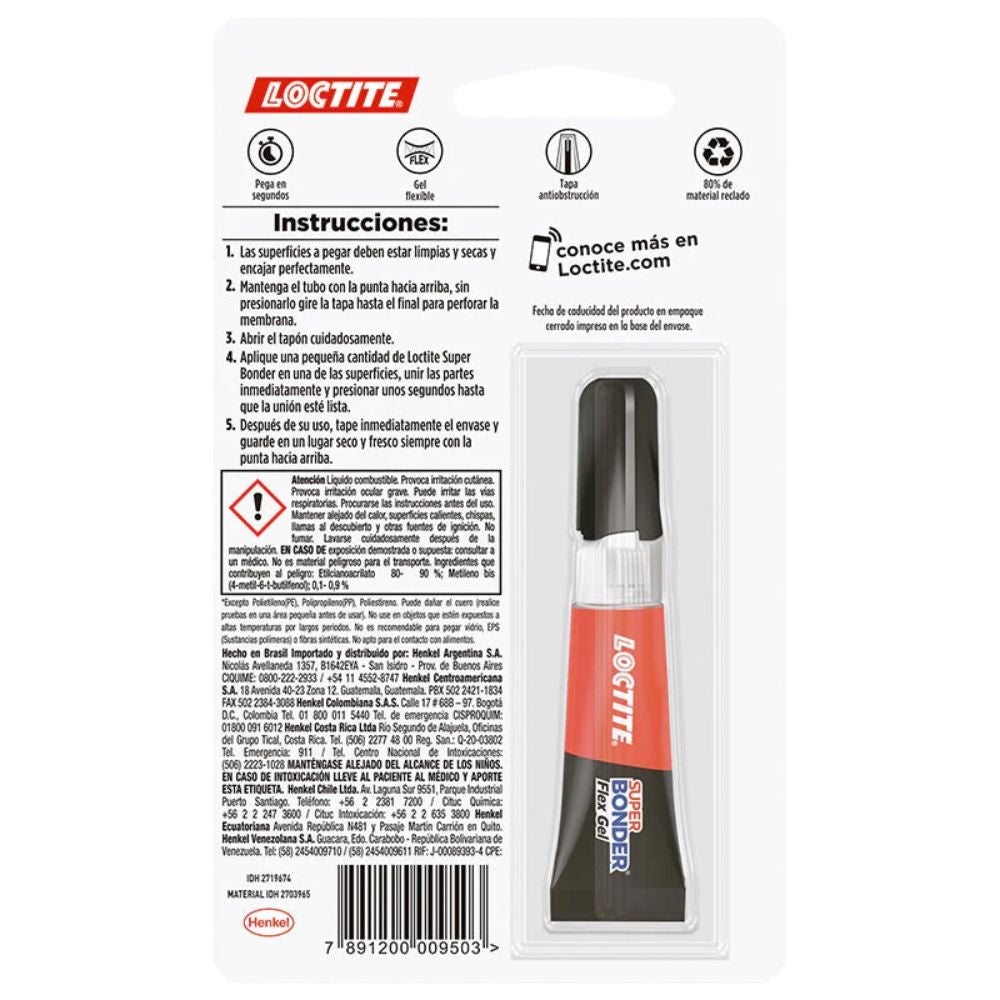 SUPER BONDER FLEX LOCTITE