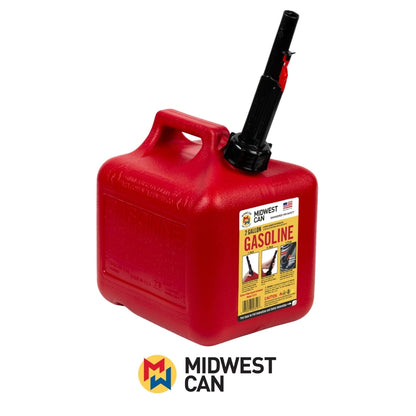TANQUE PARA GASOLINA SEGURO 2 GALONES MIDWEST CAN 2310 SAFE-FLO