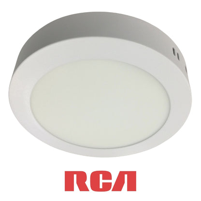 PANEL LED SOBREPUESTO REDONDO LUZ CALIDA 12W 85-277V 840LMRCA (RLCRLW12W)