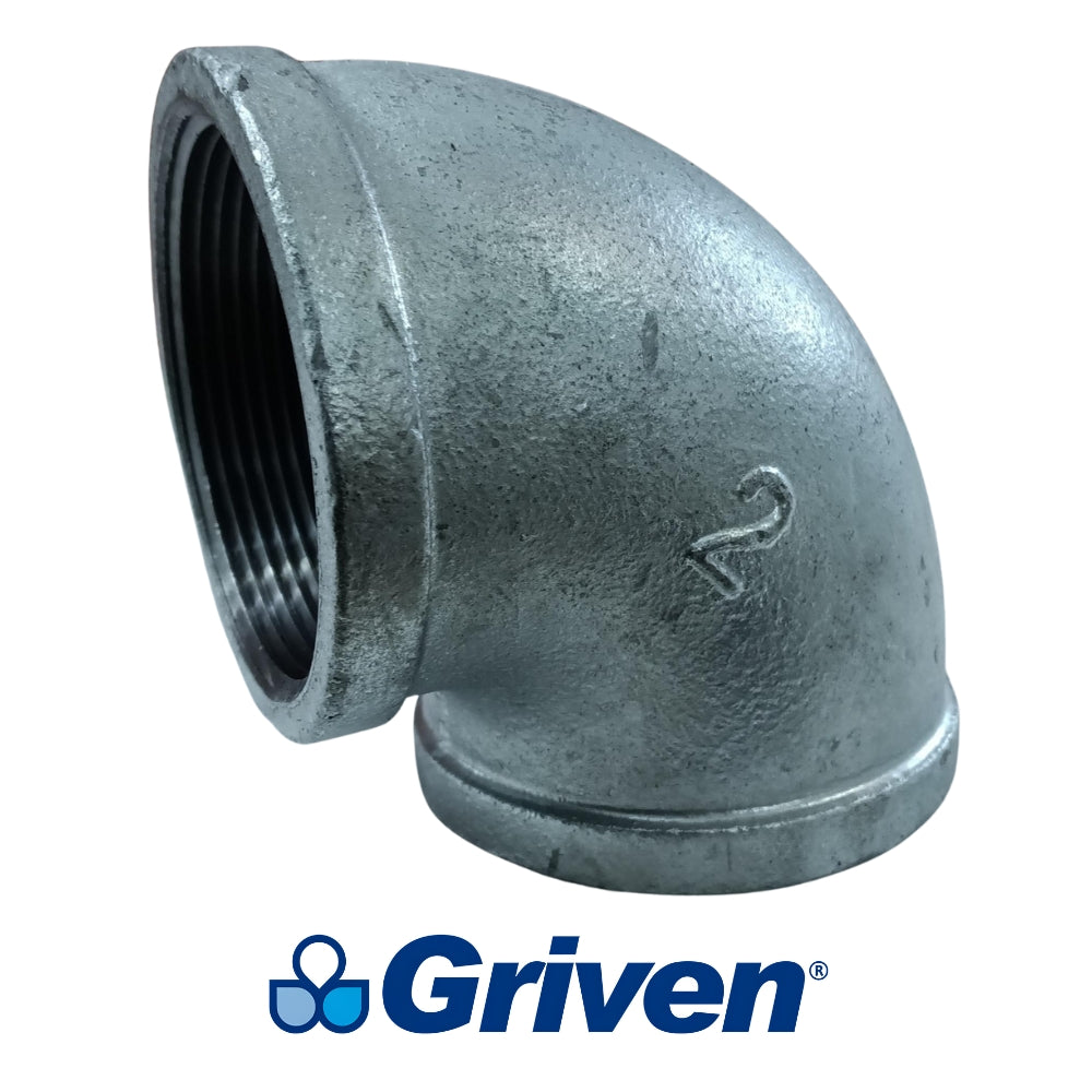 CODO GALVANIZADO DE 2 IN X 90 GRADOS PARA TUBERÍAS