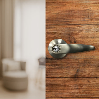 CERRADURA DE  LEVER BARCELONA LLAVE-BOTON SATIN NIQUEL TOLEDO