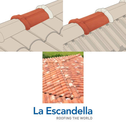 CUMBRERA TEJA ARCILLA ROJA ESCANDELLA (Q01R)