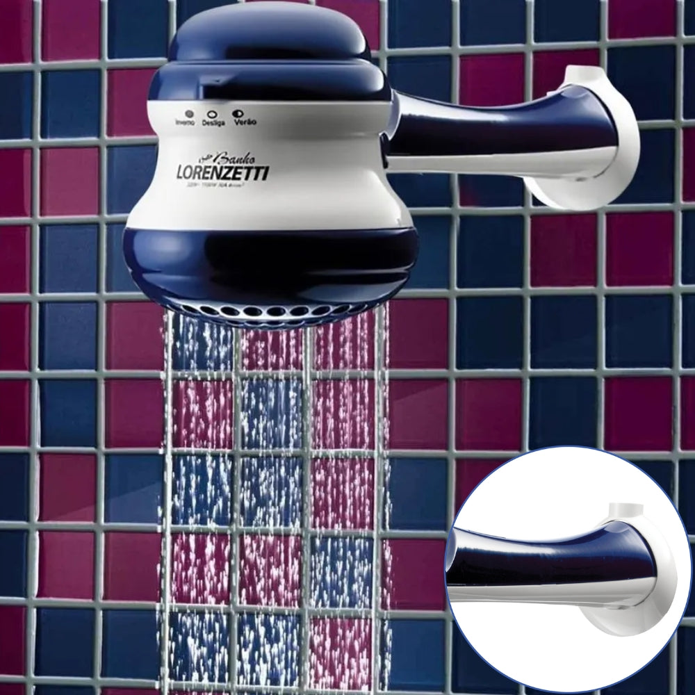 BRAZO DE EXTENSION PARA DUCHA ELECTRICA DE 12 PULGADAS AZUL