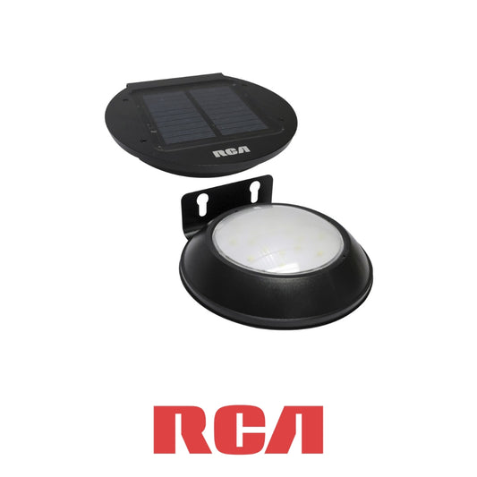 LAMPARA SOLAR DE SEGURIDAD PARED CON SENSOR MOVIMIENTO 260 LM RCA (RLSOLD3W)