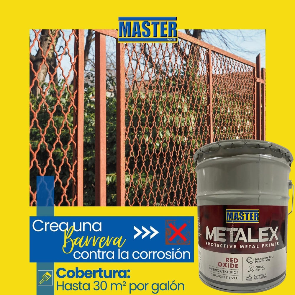 ANTICORROSIVO METALEX PRIMER RED OXIDE 5GL  VV1322P MASTER