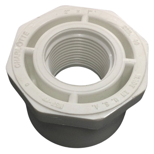 REDUCCION PVC 2 PULGADAS X 1 PULGADAS CON ROSCA SCH-40