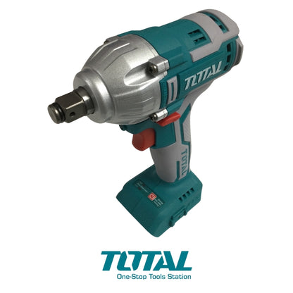 LLAVE IMPACTO INALÁMBRICA TOTAL DADO CUADRADO 1/2 PULGADAS TORQUE 300 Nm 20V NO INCLUYE BATERIA TOTAL TIWLI20010