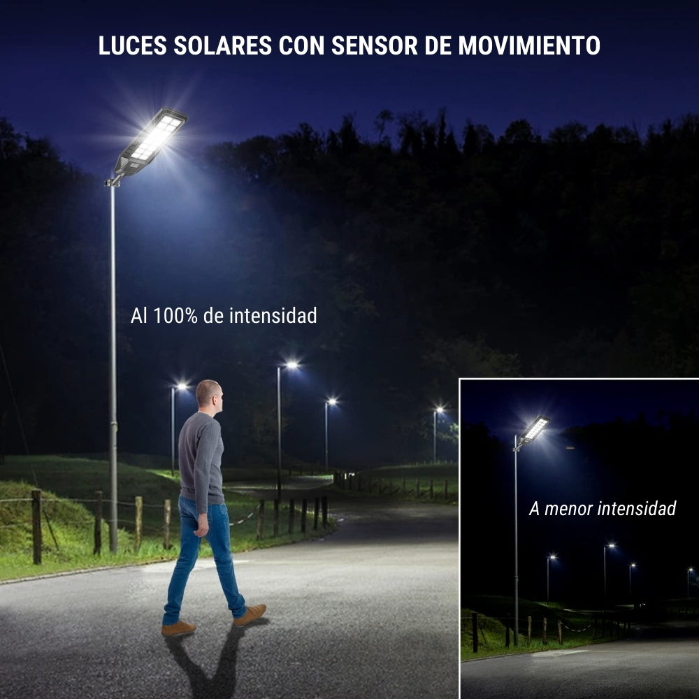 LAMPARA SOLAR DE CALLE IP65 200W 2200LM 6500K (RLSOLST200W)