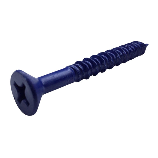 TORNILLO AZUL-RUSPERT PARA CONCRETO CAB PLANA PHILLIPS 1/4 PULGADAS x 2 1/4 PULGADAS