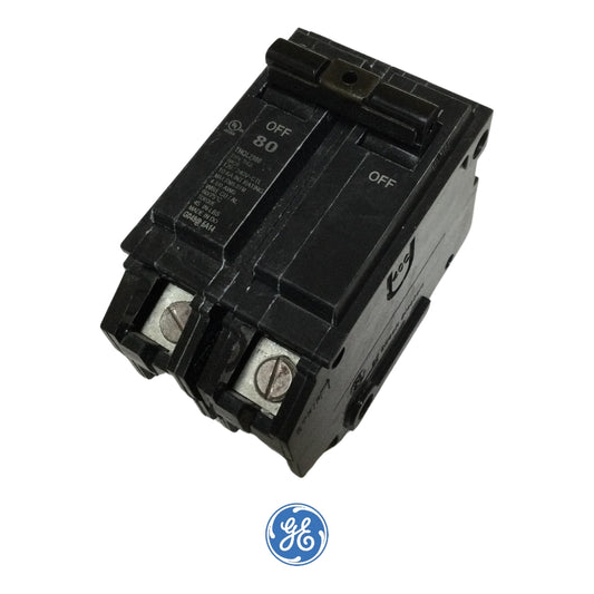 BREAKER 80A 2 POLOS THQL2180 120/240V 10KA GENERAL ELECTRIC
