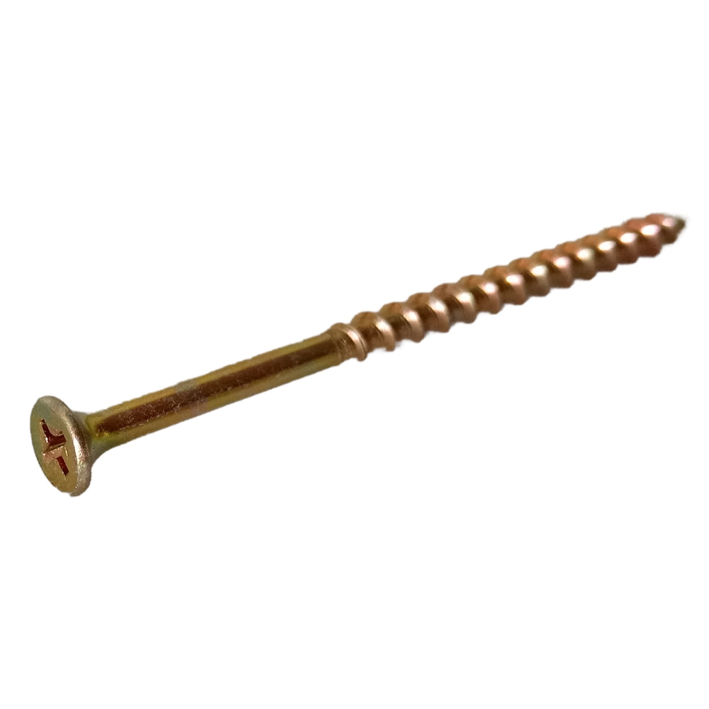TORNILLO PARA MADERA MULTIUSO ZINC #8 x 3 PULGADAS