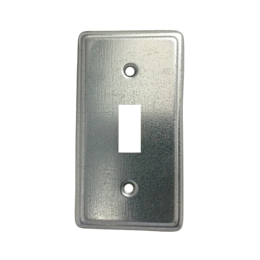 TAPA INTERRUPTOR METAL SENCILLO 2 PULGADAS X 4 PULGADAS
